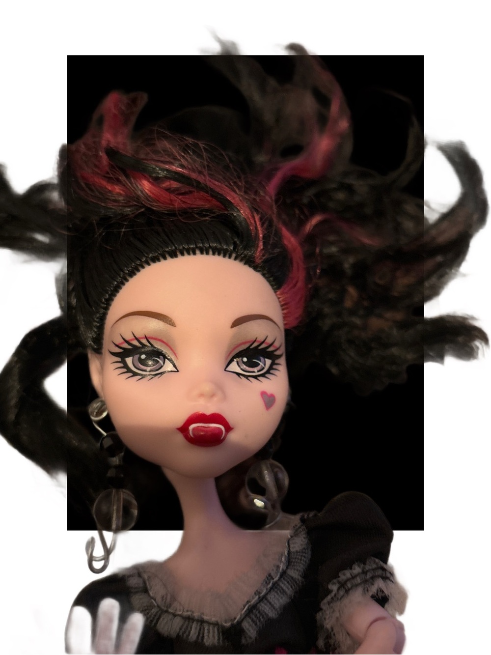 Monster High Doll Draculaura 2008 with Wild Hair